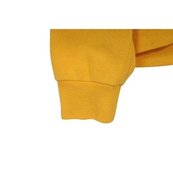 Gallery Dept. Mens French Logo Sweatshirt Medium Yellow Black Cotton Pull Over - Picture 4 of 8